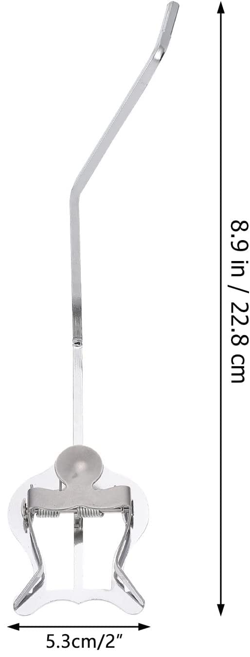 Marching Baritone Horn Lyre Square Jack Metal Music Sheet Clip Holder Nickel-Plated
