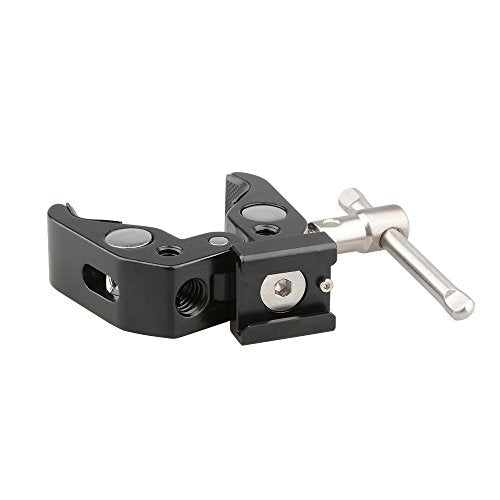 CAMVATE Super Clamp with Cold Shoe Mount for Camera Flash Light Accessorie