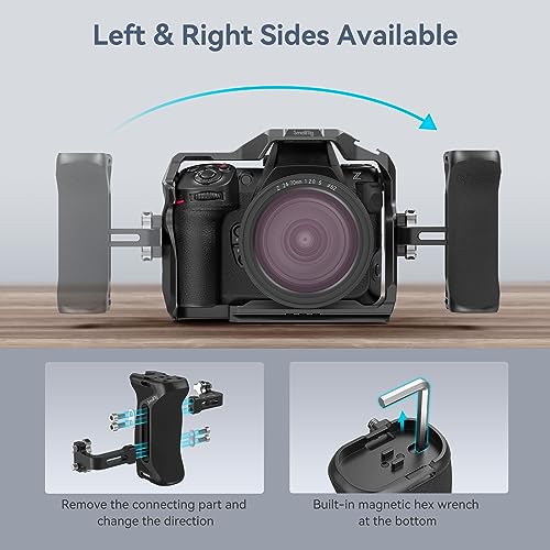 SmallRig Aluminum Side Handle with 1/4"-20 Screws Screws Side Handle