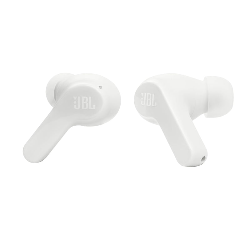 JBL Vibe Beam - True Wireless Earbuds - White | JBL Deep Bass Sound, Comfortable fit, Up to 32 8h 24h total hours of battery life with speed charging