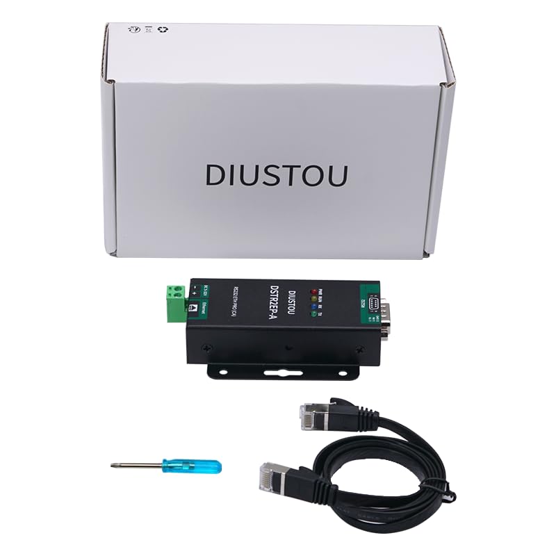 Industrial-Grade Device RS232 to ETH Networking Server Modbus TCP Gateway Supports MQTT Protocol DB9 Interface to RJ45