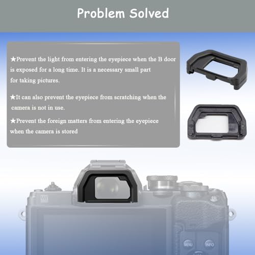 EP15 Eyepiece Cup Viewfinder for Olympus E-M10 Mark IV III-2PCs