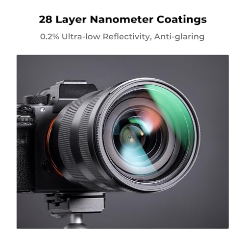 K&F Concept 49mm MCUV Lens Protection Filter with Filter Cap Cleaning Cloth