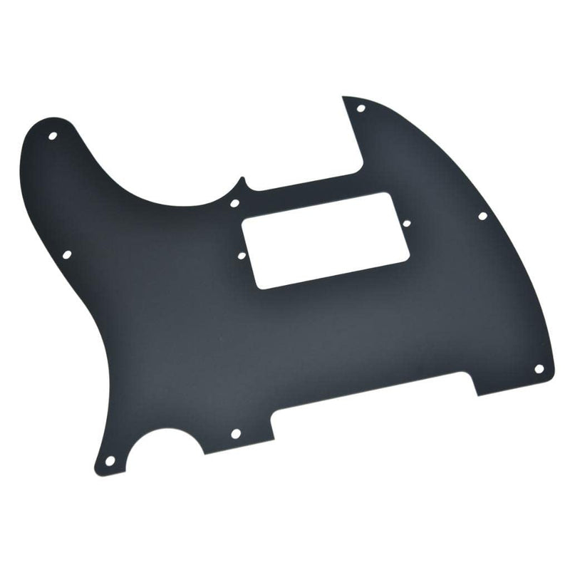 [AUSTRALIA] - Dopro 8 Hole Matte Aluminum Tele Humbucker Pickguard Metal Anodized TL Pick Guard Scratch Plate for USA/Mexico Tele/Telecaster Matte Black 