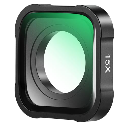 NEEWER LS-31 15X Magnification Lens 7-10cm Focal Distance Compatible with GoPro Hero 13 12 11 10 9 + CP03D SD Card Reader USB 3.2 High Speed for Camera Action Cam Drone Phone PC Flash Drive