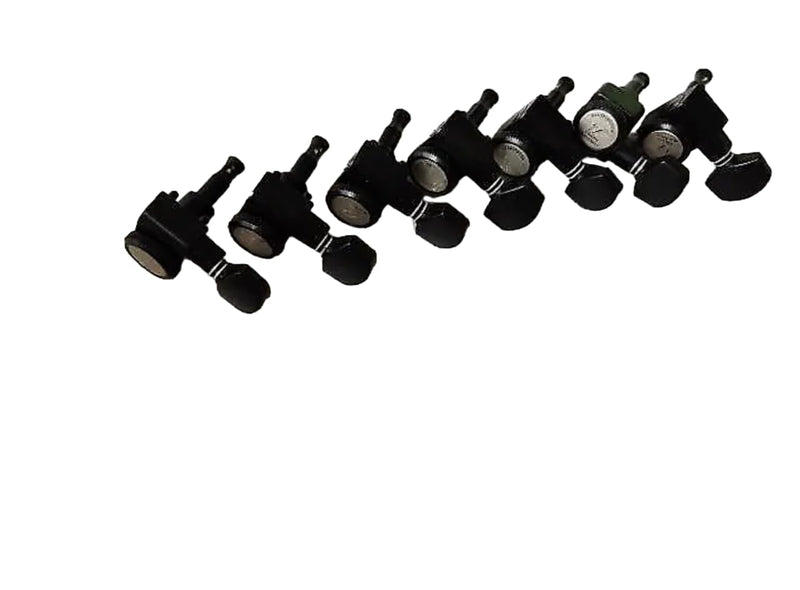 7-String Guitar Locking Machine Heads - 7R Tuning Pegs for Electric Guitar, Precision Tuning Pegs Replacement (7R Inline)