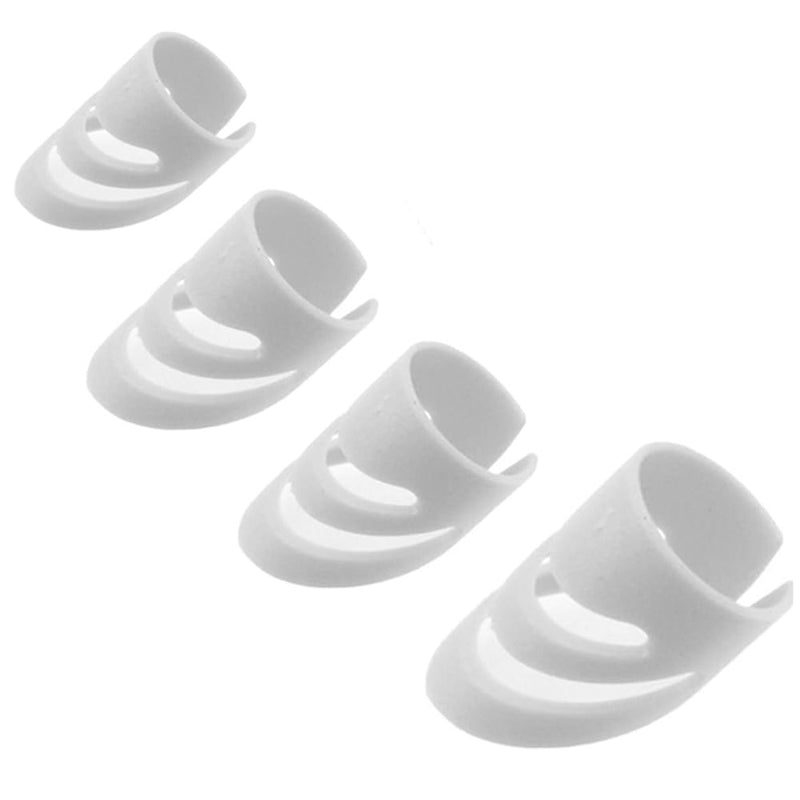 8Pcs Alaska Guitar Picks（XL+L+L+M）, Adjustable Finger Picks, Alaska Picks Plectrums Stringed Instrument Accessories Guitar Picks (White) White
