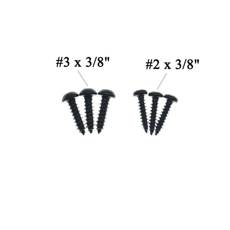 [AUSTRALIA] - KAISH 30-Pack Premium Stainless Steel American #3 x 3/8" Phillips Guitar Tuning Machine Head Screws Guitar/Bass Tuning Keys Pegs Screws #3 x 3/8" for USA Fender/Gibson Only Nickel-1 