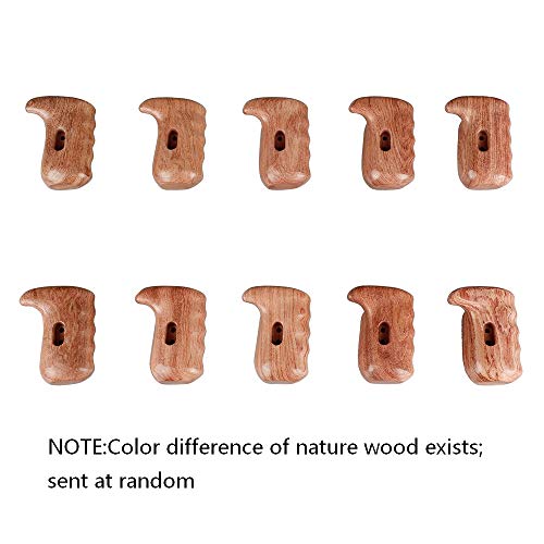 CAMVATE Wooden Handle Grip with Rosette Standard Accessory(Right Hand)