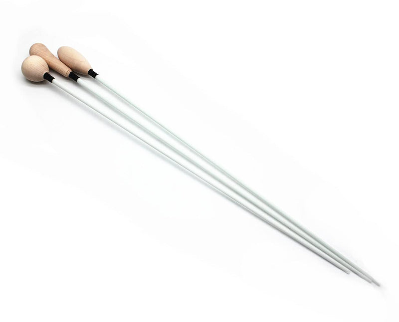 Conductor Orchestra Baton 15" Music Conductor Baton with Solid Wood Handle 4pcs