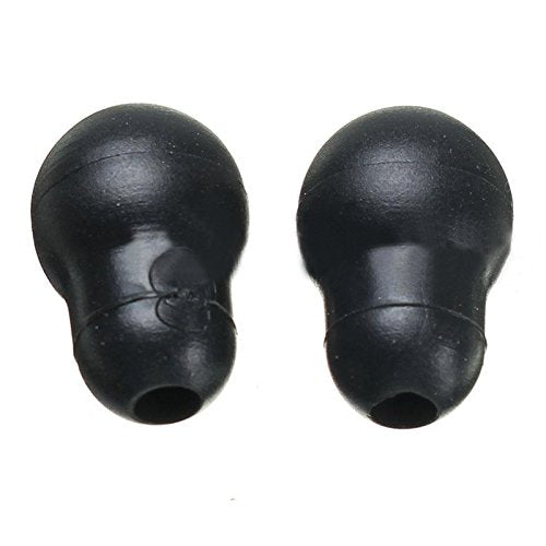 10 pcs Reusable Black Silicone Soft Earplug Eartips for Stethoscope 2cm x 1.2cm