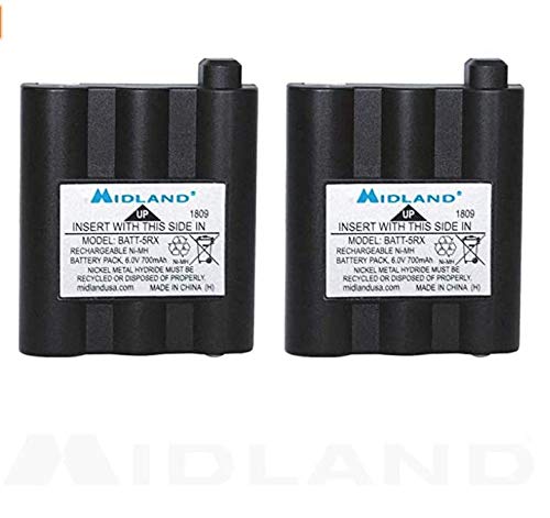 Midland® – AVP17 Rechargeable Battery Packs for Midland® GXT1000, GXT1030, GXT1050, T290 and T295 2-Pack
