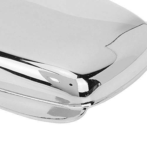 Bass Guitar Bridge Cover with Screws Zinc Alloy Protector Bridge Plate Cover for Electric Bass Guitar (Silver) Silver