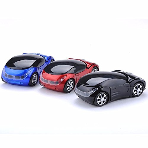 WXG Mini car Shape Mouse - 2.4GHz 1600DPI Wireless Mouse with USB Receiver Tablet Laptop Desktop Computer Mouse