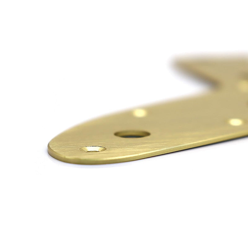 [AUSTRALIA] - Electric Guitar Pickguard Aluminum Vintage 60s Jazzmaster Style guitar Pickguard Scratch Plate for FD Squier Jazzmaster Electric Guitar parts (Gold) Gold 