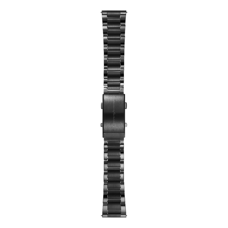 pininfarina 22mm Metal Watch Band – 316L Stainless Steel Watch Strap with Quick Release – Universal Black Metal Watch Band for Men & Women, Hybrid Smartwatch Compatible Light Grey