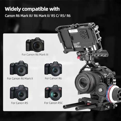 Nitze Cage for Canon R6 Mark III/R6 Mark II/R5 C/R5/R6 - T-C04A