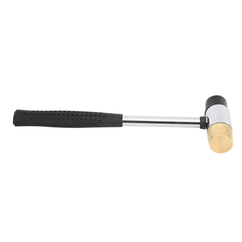 Guitar Hammer, Black Guitar Plastic Hammer Brass and Rubber Head Guitar Fret Hammer Ukulele Musical Instrument Accessories