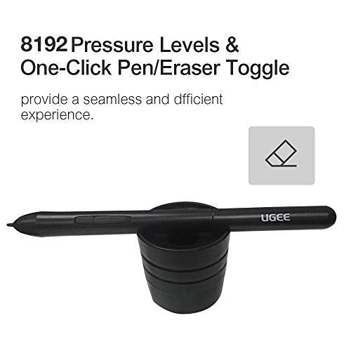 ONLY Used for UGEE Graphics Drawing Tablet which Match 8192 Levels of Pressure Sensitivity Pen Battery-Free Stylus for m708/S1060/S1060W/S640/S640W