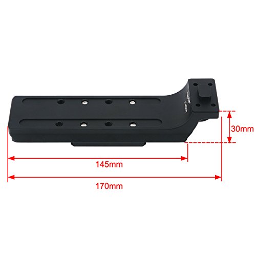 Haoge Lens Collar Replacement Foot Tripod Mount Ring for Nikon 300mm F2.8 VR,180-400mm F4 E FL ED VR, 400mm F2.8, 600mm F4D, 800mm f5.6E fit Sachtler FSB6T FSB8 FSB8T DV10 3+3 5+5 DV8