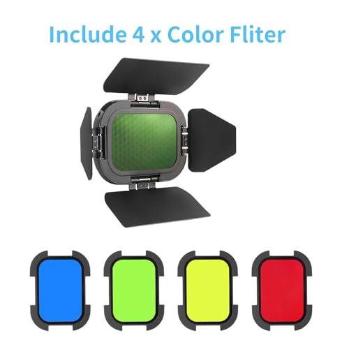 Godox BD-07 II Barndoor Kit Compatible with Godox AD200 pro II Flash