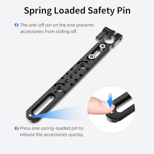 Nitze NATO Rail with 15mm Rod Clamp (7"/178 mm) - N49-NC7