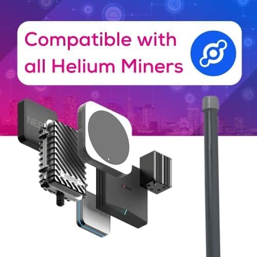 [AUSTRALIA] - Tuned 915MHz LoRa Antenna | Omnidirectional Antenna with Low Signal Loss and VSWR Under 1.2 | IoT Antenna Compatible with Helium Network | 6 dBi with N-Female Connection 