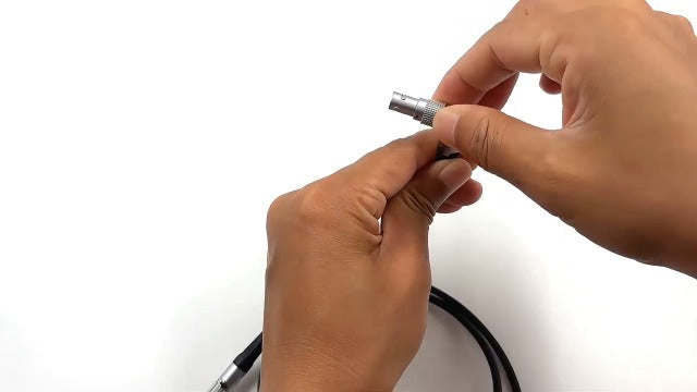 Rotatable Right Angle Lemo-Compatible 0B 2 Pin Male to 2Pin Male Power Cable Suitable for Teradek Bond, SmallHD Monitor, ARRI Alexa, RED DSMC2, Z CAM E2 F6/S6, Transvideo, Preston, 39“ Straight-Right Angle