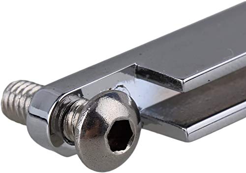 [AUSTRALIA] - Jiayouy Guitar Bridge Insert Saddle Nut Set Adjustable Shaft with Screws L-Wrench Guitar Parts Replacement 