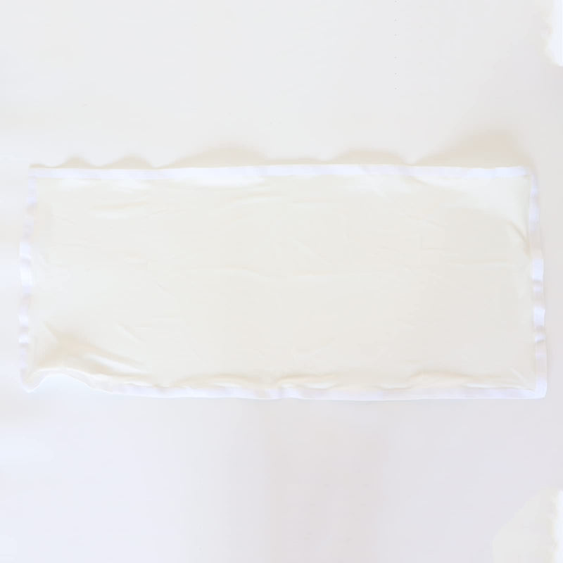 White DJ Facade Scrim DJ Booth Scrim 19.5"x 44.2" w/Small Bag White