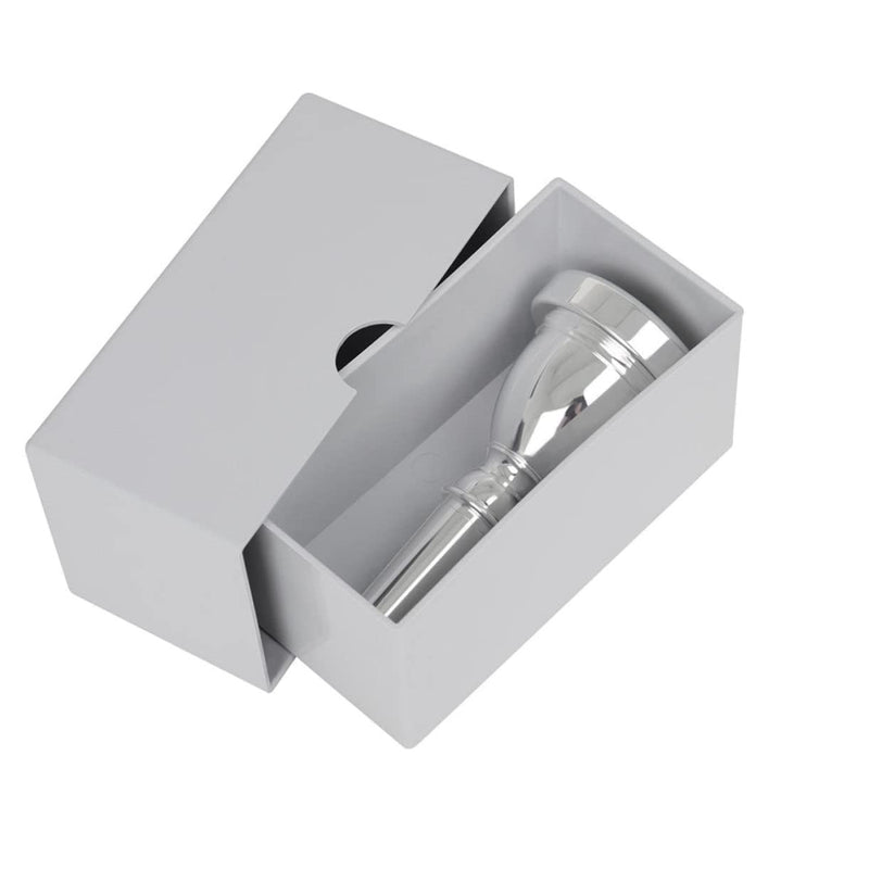Tuba Mouthpieces Brass Saxophone Accessories Music Player Trumpet Accessories Plated Tuba Musical Replacement Tuba Part Replacement 18c 4.7X4.7X10CM Silver