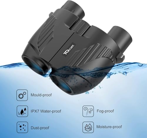 20x25 High Powered Binoculars for Adults,Black Black
