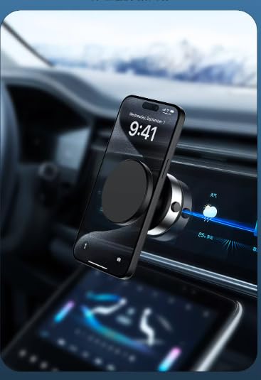 Multipurpose Magnetic Suction Vaccum Cell Phone Holder Mount Car Home Outdoors 360°Rotation N52 Strong Magnet Handsfree Automobile Dashboard Window Smartphone Flat Device Compatible