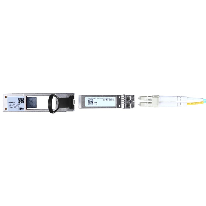 ipolex 40G QSFP+ to 10G SFP+ QSA Adapter Converter Module for Mellanox MAM1Q00A-QSA, Dell 407-BBRO, Juniper, Arista, Extreme, Nokia 474938A, H3C and More, Support All SFP+ Modules and Cables Reach QSFP+ to SFP+(Wide Compatibility)