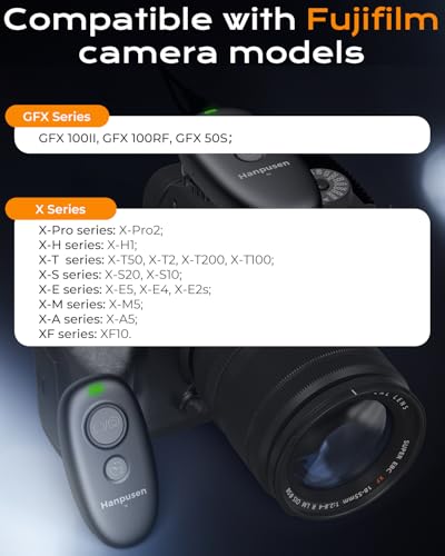 for Fuji Camera Rechargeable Remote Shutter Release Wireless Remote Control for Fujifilm