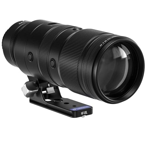 LEOFOTO NF-05 Replacement Foot, for Nikon Z Series Long Lenses, Strap Slot, QD Spot, 1/4" and 3/8 Screw Hole, Arca Compatible (NF-05L) NF-05L(Long)