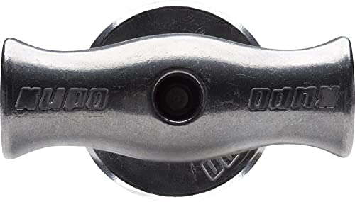 Kupo 2.5" Grip Head with Over Sized Ergonomic Handle, Precision Locking Teeth, Durable Metal Construction, and Smooth Control for Professional Grip Arm Positioning - Black