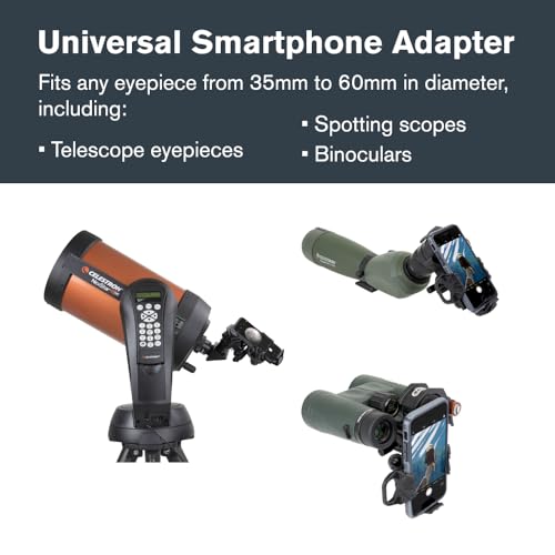 Celestron NexYZ 3-Axis Phone Adapter for Precise Telescope Imaging