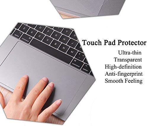 Se7enline Compatible with MacBook Air 13" (2018-2021/2022) Trackpad New Protector (2 PCS) Touch Pad Cover Unti-Scratch Unti-Water for MacBook Air 13.3" M1 A2337/A1932/A2179, Clear/Transparent 13'' Macbook Air (2018-Now Version)
