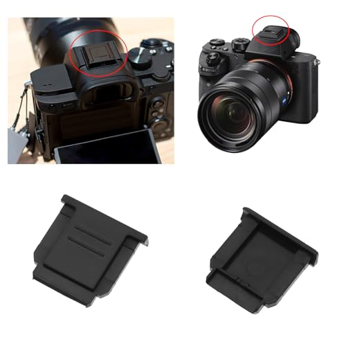 EP-11 Eyecup Eyepiece Viewfinder, Hot Shoe Protective Cover, Compatible with Sony A6000 A6100 A6300 A6400 A6500 A6600 A3500 A3000 A58 NEX-6 ZV1 ZV1 A7C, Etc.