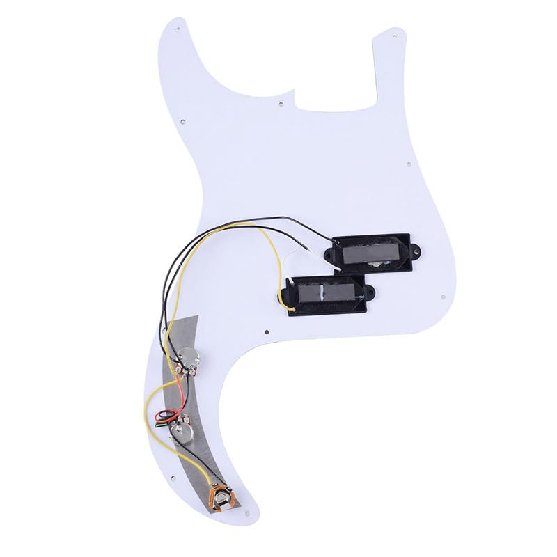 Red Pearl Pre-wired Bass Pick Guard Loaded P Bass Pickguard for Precision P Bass Red Pearl
