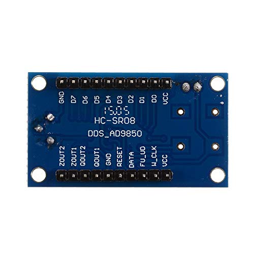 TECNOIOT AD9850 DDS Signal Generator Module 0-40MHz 2 Sine Wave and 2 Square Wave Output