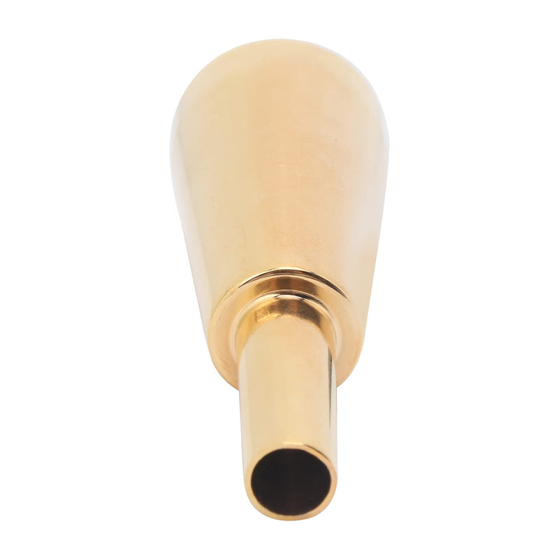 Trumpet Mouthpiece, Heavy Duty Cone Metal Wind Musical Instrument Parts Performance Accessories (Gold)
