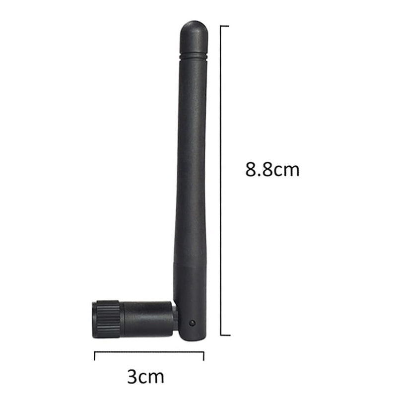 2Pcs 2.4ghz WiFi Pc Desktop Wireless Antenna 3dbi with SMA Male Connector for Network Wi-fi Router USB Adapter Security IP Camera Video Surveillance Monitor