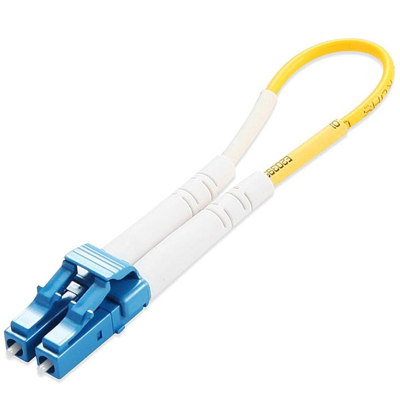 10Gtek LC Fiber Optic Loopback Adapter - LC Connector Singlemode 9/125 (OS2) Test Plug for Testing Applications or Network restorations OS2/LC X1
