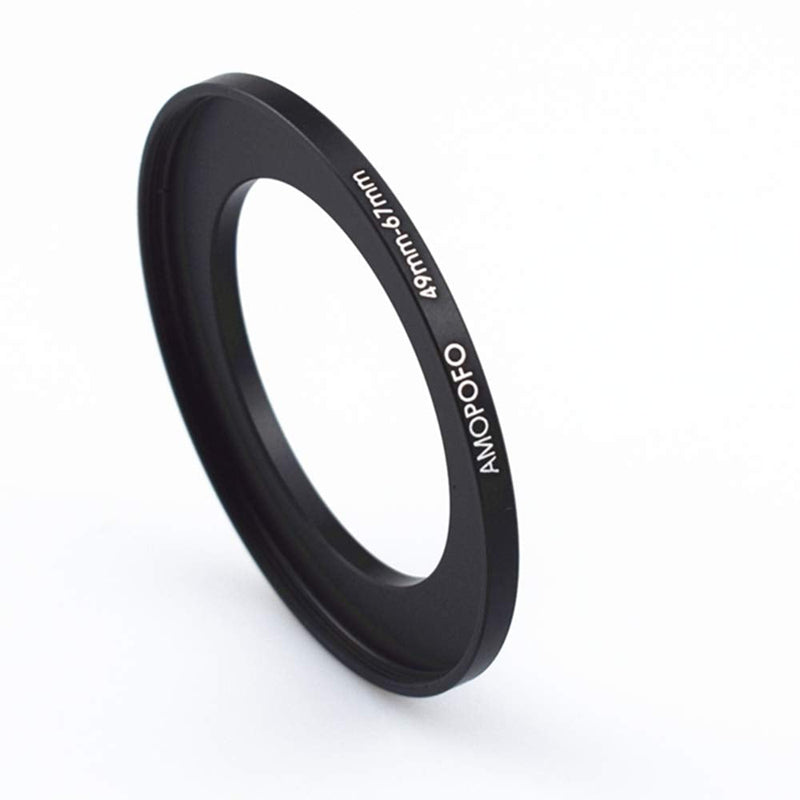 [AUSTRALIA] - Metal Step Up Ring Adapter 49mm to 67mm Step-Up Lens Adapter Ring for Filters, Made of CNC Machined Space Aluminum with Matte Black Electroplated Finish 49mm to 67 mm Step Up Ring Adapter 