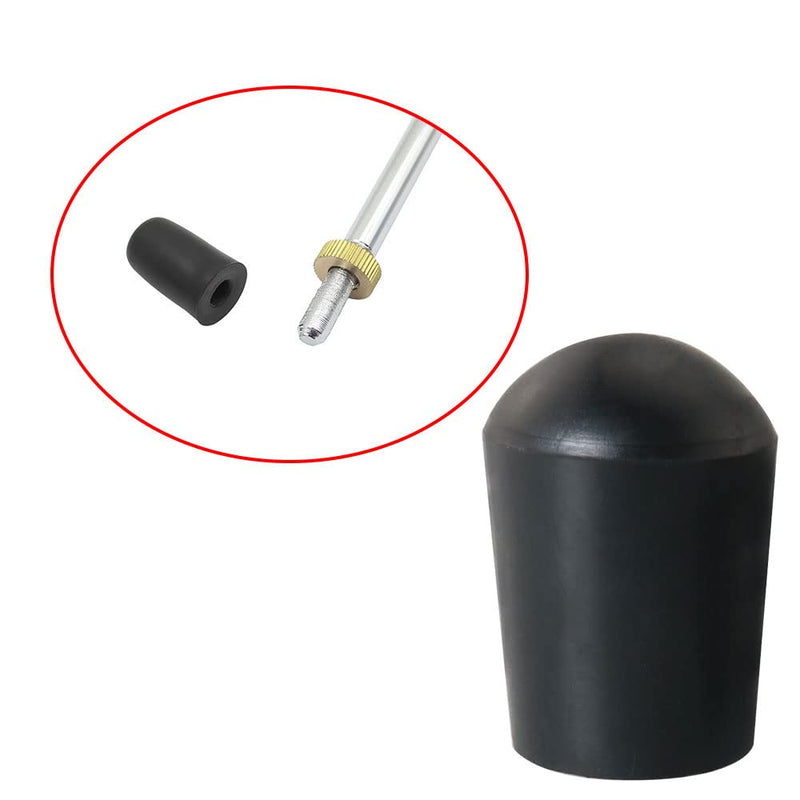 5pcs Cello Endpin Rubber Pad 6mm Black Rubber Tip for Double Bass