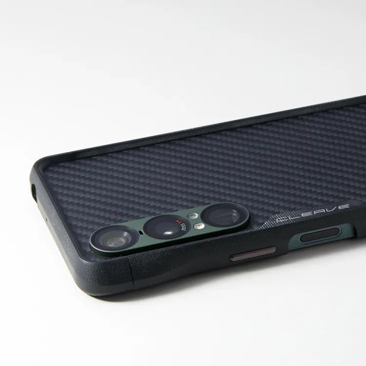 DEFF Cleave G10 Bumper Case for Sony Xperia 1 VII, Chrono, Made for Xperia Certified, Dupont Kevlar 1500D Aramid Fiber, Black