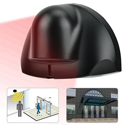[AUSTRALIA] - Automatic Door Motion Sensor Request to Exit PIR, 12-24V Microwave Autodoor Sensor 24.125Ghz for Elevator, Adjustable Kit 