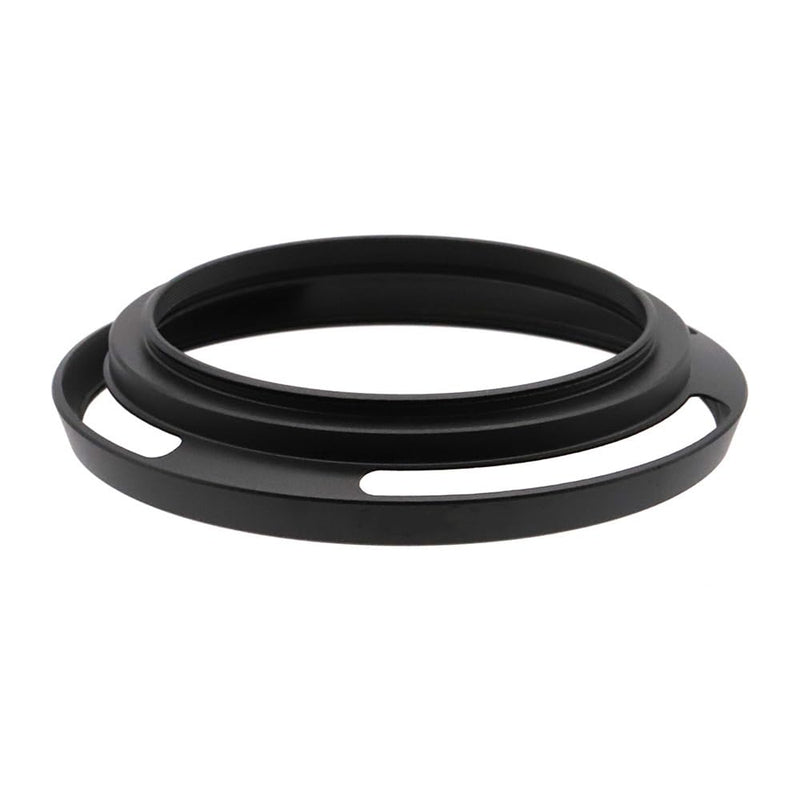 58mm Hollow Lens Hood 58mm Screw in Curved Vented Lens Hood 58mm Metal Lens Hood for 58mm Lens Hood Wide(Black)